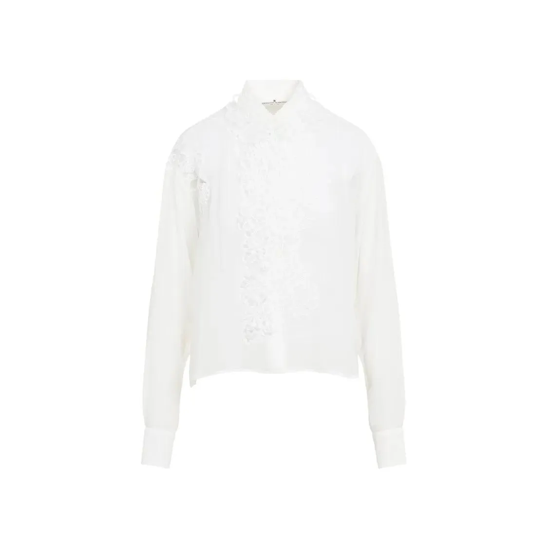   Ermanno Scervino  Snow White Silk Shirt White  Hemden 