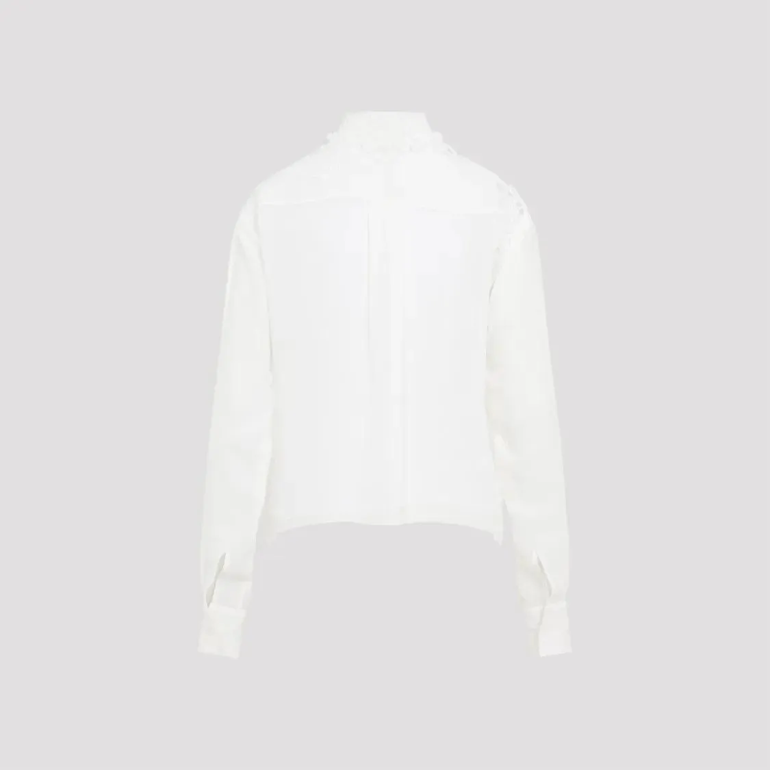   Ermanno Scervino  Snow White Silk Shirt White  Hemden 