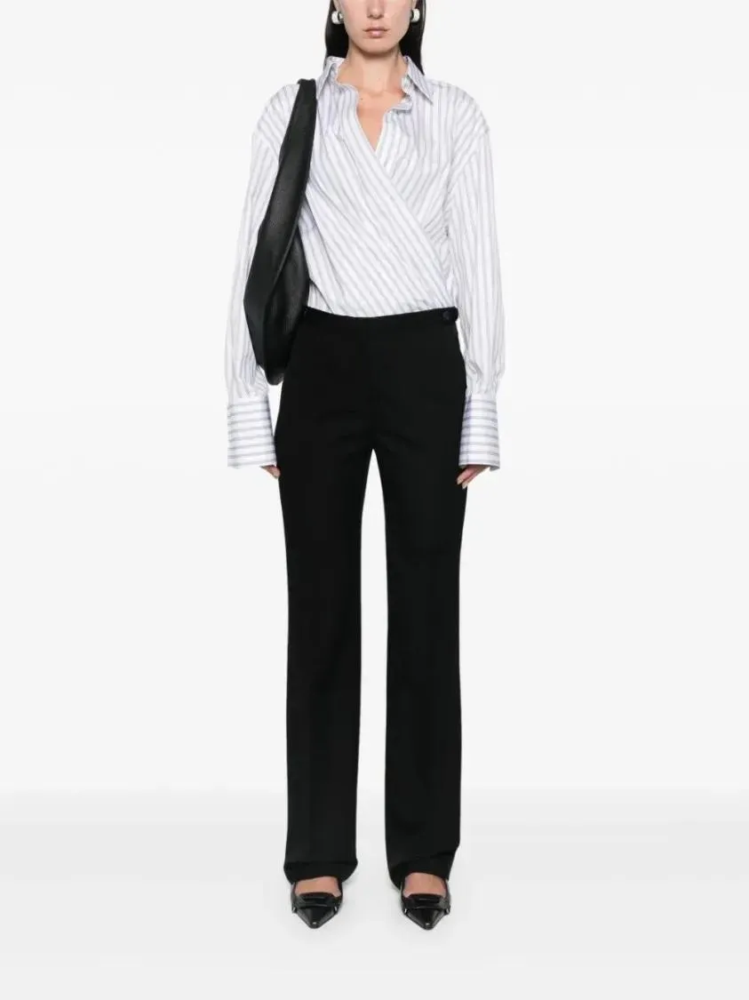   Róhe  Striped Shirt White  Hemden 