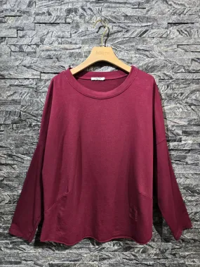 Sweatshirt „100 % Naturprodukte“, Rundhalsausschnitt, lange Ärmel